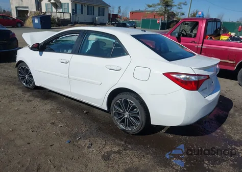 2014 Toyota Corolla S Premium z USA, uszkodzony, nr VIN 2T1BURHE8EC114441